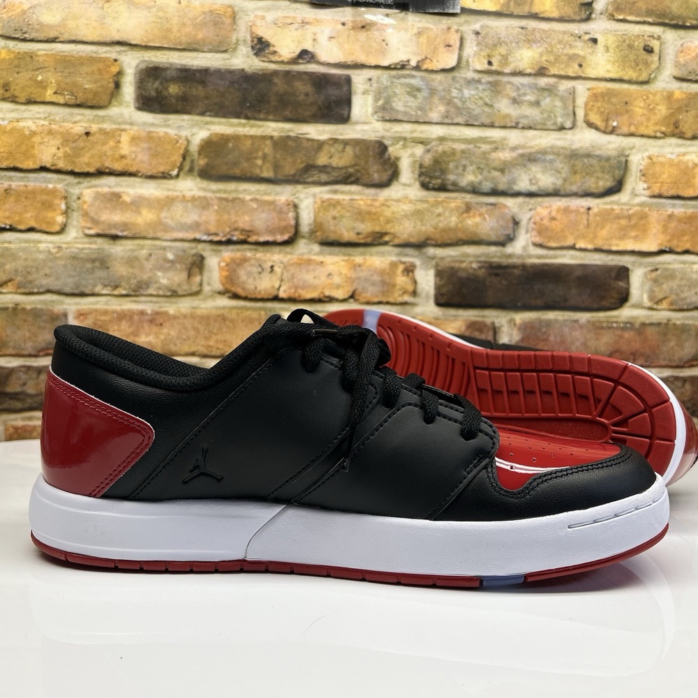 Nike Air Jordan NU Retro Low Black Varsity Red White Mens Size 10.5 - Picture 3 of 14